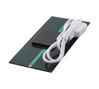 Pannello di ricarica solare USB da 3 W 6 V realizzato in silicone MonoDisplayline per uso esterno, piccoli dispositivi DC, luci da giardino, lampioni stradali e banksbabominimer di potere