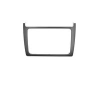 Pannello di rivestimento for autoradio stereo 2DIN, cornice decorativa Adatto per Mk5 2014-2017, pannello centrale del cruscotto Auto Plancia Telaio(Matte black)