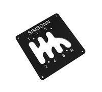 Pannello di sequenza del cambio del volante H per Thrustmaster TH8AT300, simulatore USB per PC, piastra di copertura per Logitech G29 G27 Racing Games (6+R)