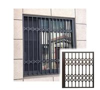 Pannello di sicurezza per porta a soffietto, invisibile, in lega, per balcone e ufficio, 120 x 80 cm, ideale per casa e ufficio