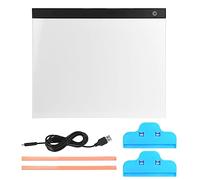 Pannello di tracciamento della luce a LED Formato A3 Tavolo da disegno Super luminoso Area di luce grande Dimming a 3 livelli per disegnare Tracciamento del tatuaggio Plastica bianca nera