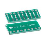 Pannello di visualizzazione per porta PCB con tester porta LED, blu | Collegamento comune per supportare la visibilità del circuito, per la riparazione di prototipi e per