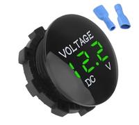 Pannello di voltmetro a LED - Monitor della batteria impermeabile, indicatore di tensione arrotondata, tester elettrico universale | Strumento diagnostico dei poteri compatti, display digitale, misura