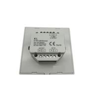 Pannello dimmer LED con manopola di controllo remoto da 0-10 V, pannello dimmer LED da 220 V a 0-10 V, controller for scatola inferiore(0 10V knob panel R1 black)