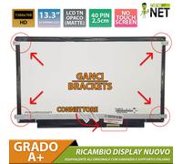 Pannello Display LCD da 13,3 pollici per Advent Verona ADE 40 pin HD
