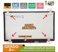 Pannello Display LCD da 14 pollici per CMO N140BGE-L31 REV,C1 40 pin HD