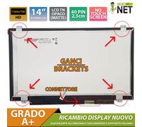 Pannello Display LCD da 14 pollici per SONY VAIO SVE14117FLB 40 pin HD