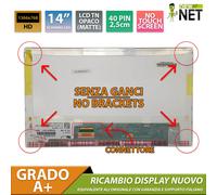 Pannello Display LCD da 14 pollici per Toshiba PSK0GU-0JSTM7 40 pin HD