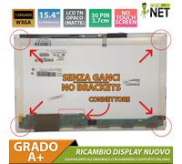 Pannello Display LCD da 15,4 pollici per Toshiba Equium A200-A1C 30 pin WXGA