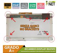 Pannello Display LCD da 15,6 pollici per Toshiba Satellite L450d-139 30 pin HD