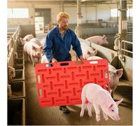 Pannello Divisore Di Smistamento Di Suini, Comodo Bestiame Riutilizzabile Portatili Per Pascoli, Pannello Di Smistamento Dei Maiali Con Progettazione Di Scanalature Per La Gestione Del Bestiame ~/