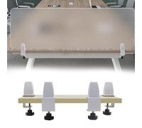 Pannello divisorio da scrivania in acrilico satinato, insonorizzante, per ufficio, classe e casa, 100 x 30 cm, migliora la privacy e l'efficienza del lavoro