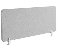 Beliani Pannello Divisorio Fonoassorbente in Pet 120 x 40 cm Grigio Chiaro
