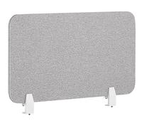 Pannello Divisorio Fonoassorbente in PET 80 x 40 cm Grigio Chiaro Wally