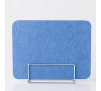 Pannello divisorio fonoassorbente per la privacy, per casa, ufficio, biblioteche e aule, scudo acustico blu riduce le distrazioni visive (40 x 30 cm)