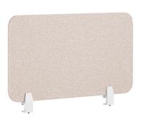 Pannello Divisorio Fonoassorbente per scrivania in PET beige 72 x 40 cm Wally
