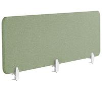 Pannello Divisorio Fonoassorbente per scrivania in PET Verde 180 x 40 cm