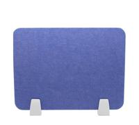 Pannello divisorio in feltro per scrivania, riduzione del rumore e distrazione visiva, per aule, blu, 40 x 30 cm, separatore ideale dello spazio di lavoro per concentrazione e produttività