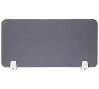 Pannello Divisorio per La Privacy Adatto A Uffici, Aule, Biblioteche Il Design Autoportante Facile da Pulire Non Richiede Perforazione O Installazione, Grey, 30X100CM
