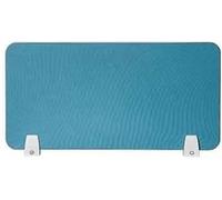 Pannello Divisorio per La Privacy Adatto A Uffici, Aule, Biblioteche Il Design Autoportante Facile da Pulire Non Richiede Perforazione O Installazione, Blue, 30X120CM