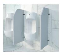 Pannello divisorio per la privacy dell'orinatoio maschile, divisorio per WC resistente per una maggiore privacy nei bagni pubblici, risolve i problemi di privacy con un design robusto (stile sos