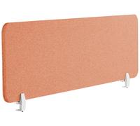 Pannello divisorio per scrivania rosso chiaro 130 x 40 cm WALLY