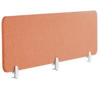 Pannello divisorio per scrivania rosso chiaro 180 x 40 cm WALLY