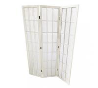 Pannello divisorio separè in metallo e legno resistente 170x40 cm