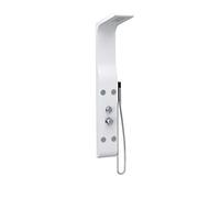 Pannello colonna doccia idromassaggio LED acciaio inox miscelatore set doccetta