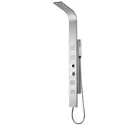 PANNELLO DOCCIA MULTIFUNZIONE MOD. SANTORINI Acciaio inox spazzolato