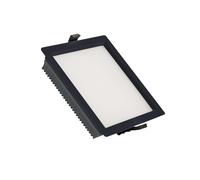 Pannello Downlight LED 25W Quadrato Aero 130 lm/W Microprismatico Foro