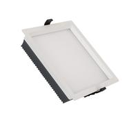 Pannello Downlight LED 30W Quadrato Aero 130 lm/W Microprismatico Foro