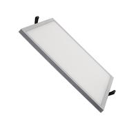 Pannello Downlight LED 30W Quadrato High Lumen Foro Ø200mm Argento