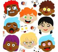 Pannello educativo sensoriale ed emotivo - Giocattolo educativo per bambini e adolescenti, migliora le abilità sociali, il riconoscimento delle forme e l'identificazione dei colori, realizzato in morb