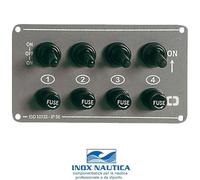 PANNELLO ELETTRICO 4 INTERRUTTORI ORIZZONTALE - BARCA GOMMONE NAUTICA - OSCULATI