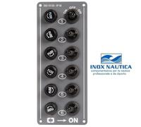 PANNELLO ELETTRICO 6 INTERRUTTORI - BARCA GOMMONE NAUTICA - OSCULATI