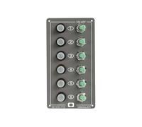 Pannello Elettrico Elite 6 Interruttori Riarmabili - Alluminio IP56