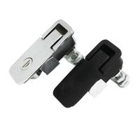 Pannello elettrico for camion, pannello di chiusura, grilletto, server, maniglia piatta, maniglia oscillante, blocco a compressione, 1 pezzo(Black,BRASS DOOR_DOOR LOCK)