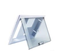 Pannello elettrico PZ30 trasparente per scatole di interruttori automatici standard, in plastica ABS, 37,7 x 29,4 cm