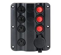 Pannello elettrico Wave 3+1 presa accendino - 1 PZ Osculati - 14.104.04