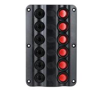 Pannello elettrico Wave 6 interruttori - 1 PZ Osculati - 14.104.02 - 1410402