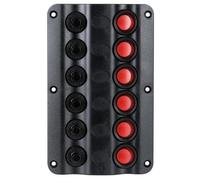PANNELLO ELETTRICO WAVE 6 INTERRUTTORI MM 160X100 ACCESSORI BARCA