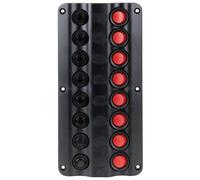 PANNELLO ELETTRICO WAVE 8 INTERRUTTORI MM 210X100 ACCESSORI BARCA