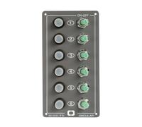 Pannello Elite Osculati 6 pulsanti luminosi a leva 170 x 90mm