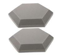 Pannello Esagonale Fonoassorbente 2 Pezzi per Parete Studio | Spugna Polimerica, Installazione Semplice e Struttura Ignifuga, Composizione Precisa e Stile Creativo