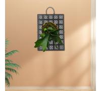 Pannello espositivo per piante da interno con fioriera da parete spessa in