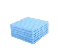 Pannello Fonoassorbente 50Pcs Studio Acoustic Foam Panel Soundproof Wall Noise Protective Sound Absorption Treatment Room 12" X12"X1"(Blue1)
