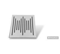 Pannello Fonoassorbente Ibrido 50x50x5cm Assorbitore e diffusore in schiuma acustica Non spedito Sottovuoto (Alpha)