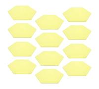 Pannello fonoassorbente, pannelli acustici esagonali ritardanti di fiamma, montaggio adesivo in fibra di poliestere da 15 cm per uffici domestici per studi di registrazione(giallo)