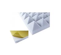Pannello fonoassorbente piramidale grigio adesivo 1200x600mm